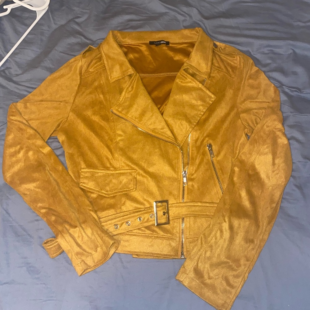 Yellow Suede Jacket